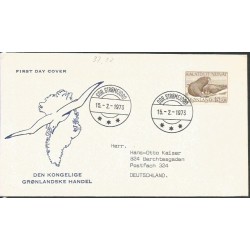 Grenlandia 1973, Mors, Cz. SŁANIA. FDC