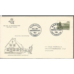 Dania 1966, Wrzosowisko. Cz. SŁANIA. FDC