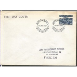 Dania 1967, EFTA, Unia Europejska. FDC