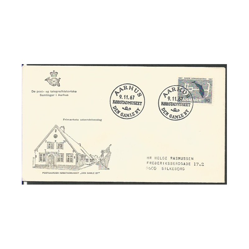 Dania 1967, Kościół duński. FDC