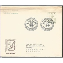 Dania 1969, Siewca. Cz. SŁANIA. FDC