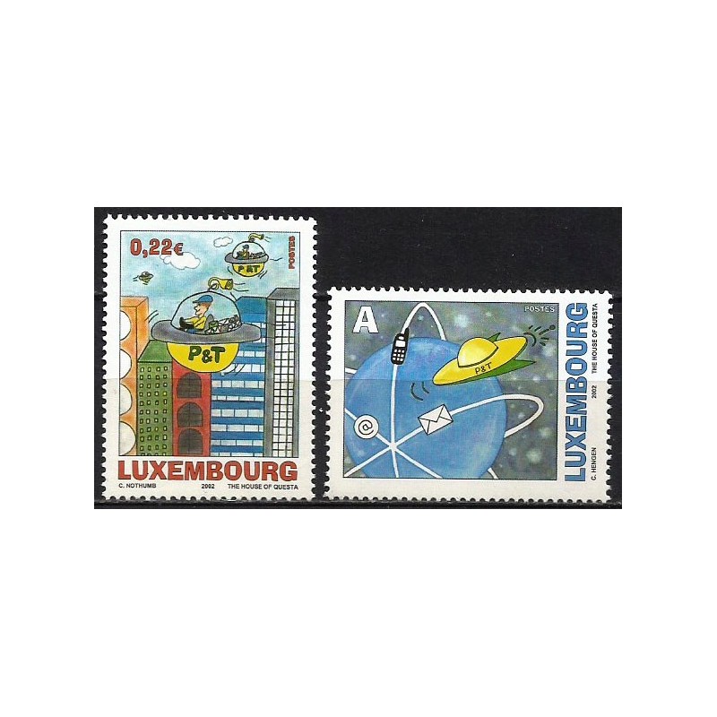 Luksemburg 2002, Kosmos, poczta **