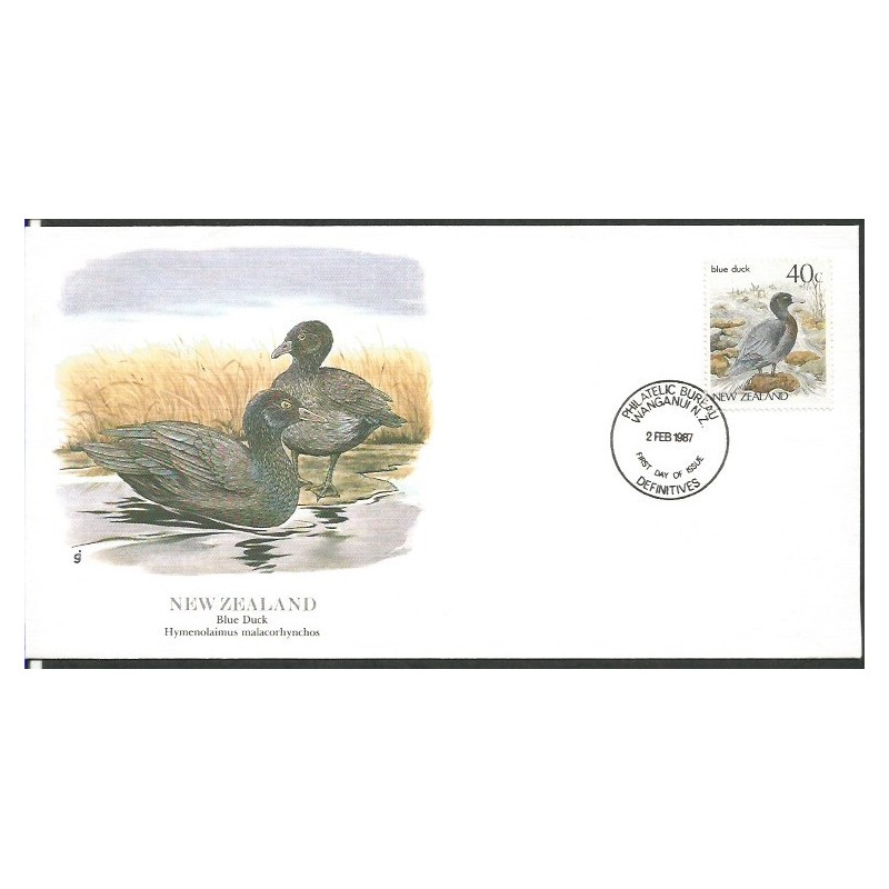 Nowa Zelandia 1987, Ptak. FDC