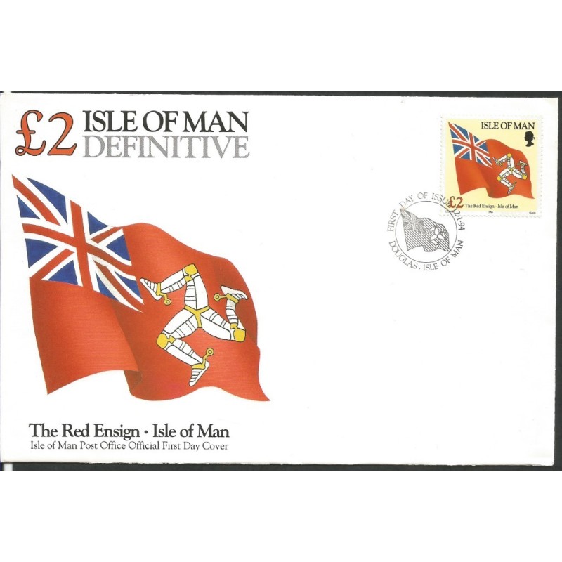 Wyspa Man 1994, Flaga. FDC
