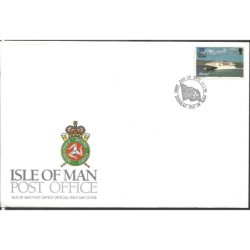 Wyspa Man 1996, Statek, łódka. FDC