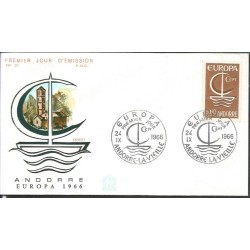 Andora 1966, EUROPA CEPT. FDC
