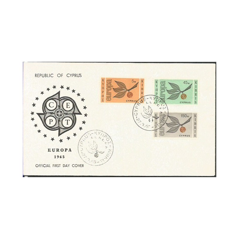 Cypr 1965, EUROPA CEPT. FDC