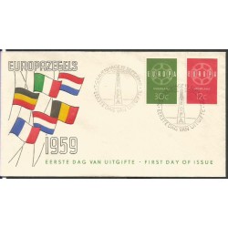 Holandia 1959, EUROPA CEPT. FDC
