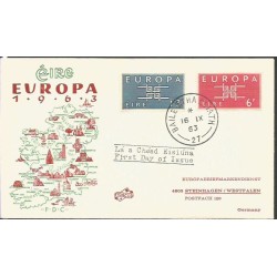 Irlandia 1963, EUROPA CEPT. FDC