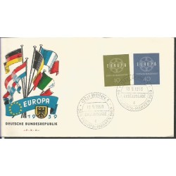 Niemcy 1959, EUROPA CEPT. FDC