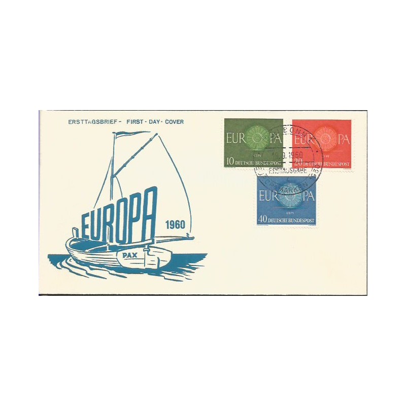 Niemcy 1960, EUROPA CEPT. FDC