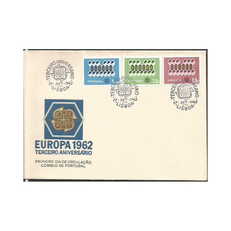 Portugalia 1962, EUROPA CEPT. FDC