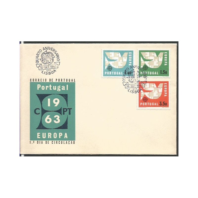 Portugalia 1963, EUROPA CEPT. FDC
