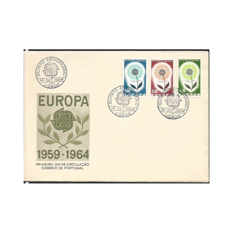 Portugalia 1964, EUROPA CEPT. FDC
