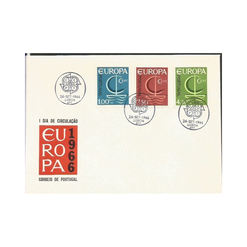 Portugalia 1966, EUROPA CEPT. FDC