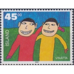 Islandia 2003, Dzieci, rysunek **