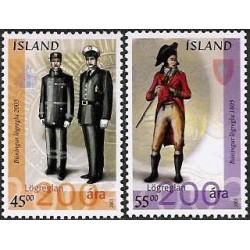 Islandia 2003, Policja, mundury **