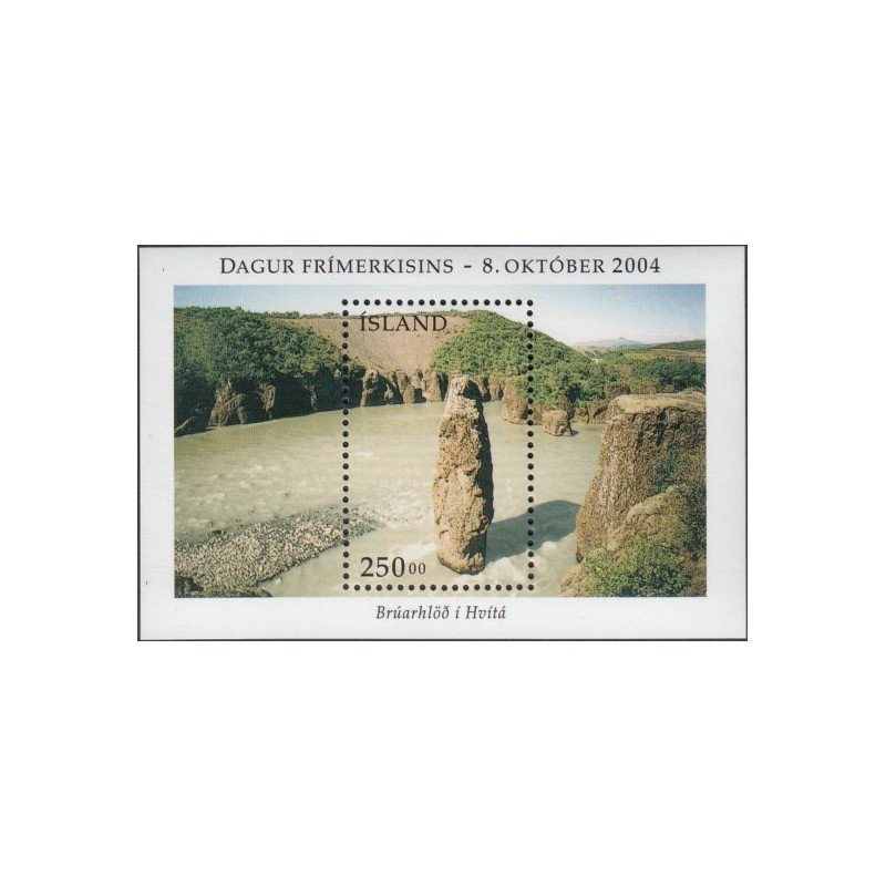 Islandia 2004, Dzień znaczka. Archeologia, geologia **