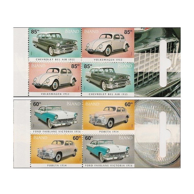 Islandia 2004, Samochody, motoryzacja. 2 zeszyciki **