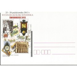 Kartka Wrocław 2013, Świebodzice, zegary, kolej