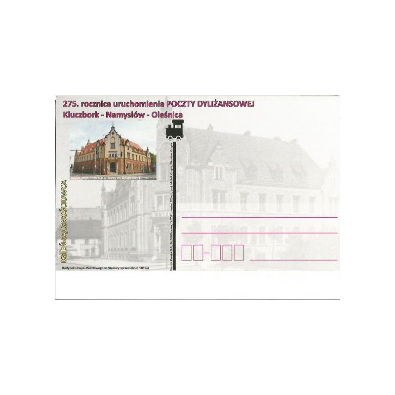 Kartka Wrocław 2021, Oleśnica Namysłów Kluczbork, poczta Oleśnica