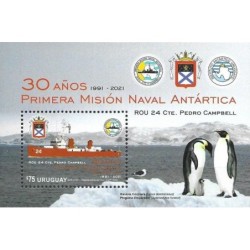 Urugwaj 2021, Antarktyda, statek, pingwiny **