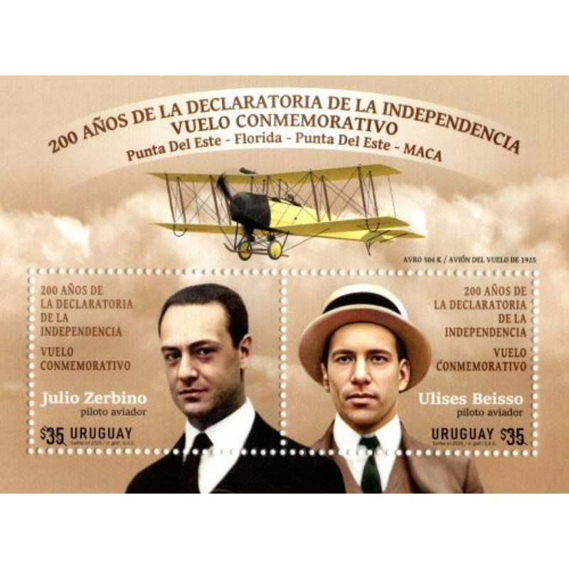 Urugwaj 2025, Lotnictwo, niepodległość, piloci **
