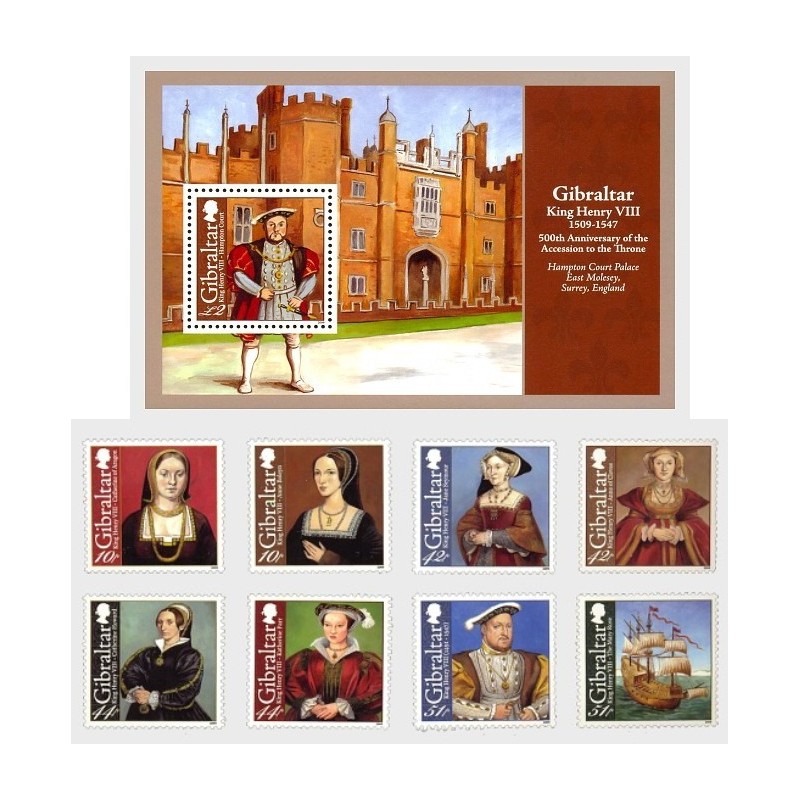 Gibraltar 2009, Król Henryk VIII, reformacja, żony **