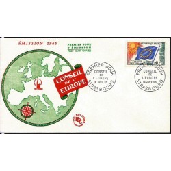 Francja 1965, Rada Europy. FDC