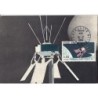 Francja 1966, Kosmos, satelita. Karta maksimum