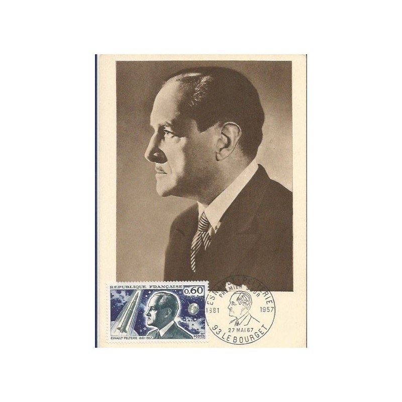 Francja 1967, Kosmos, Esnault-Pelterie. Karta maksimum