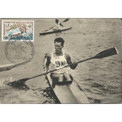 Francja 1969, Kajak, MŚ. Karta maksimum