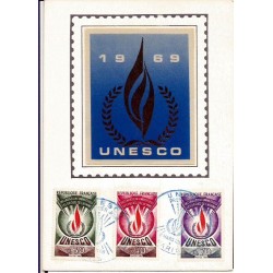 Francja 1969, UNESCO. Karta maksimum