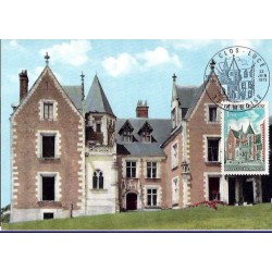Francja 1973, Architektura, turystyka, Amboise. Karta maksimum
