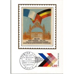 Francja 1973, Traktat Niemcy Francja 1963. Karta maksimum