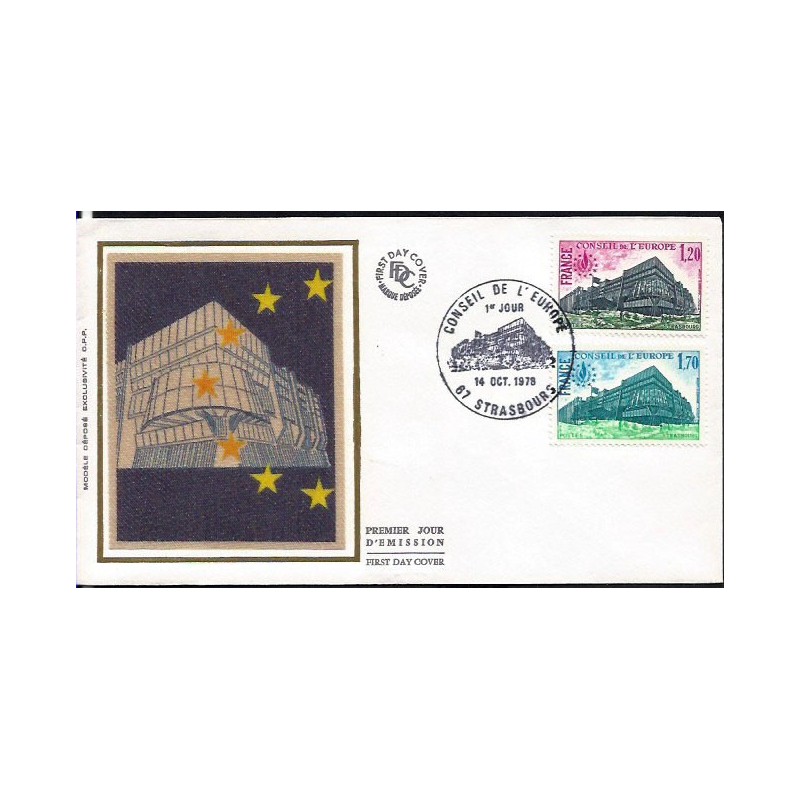 Francja 1978, Rada Europy. FDC