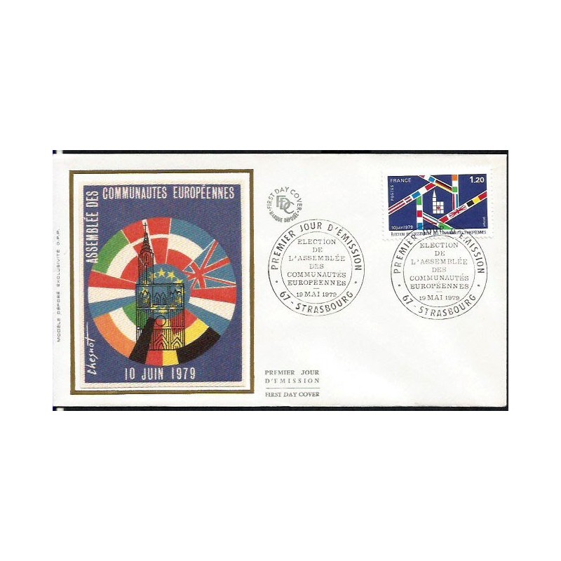 Francja 1979, Unia Europejska, EWG. FDC