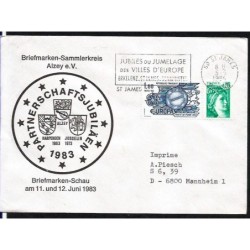 Francja 1984, Miasta partnerskie, herby. St. James