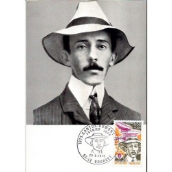 Francja 1973, Lotnictwo, Santos Dumont. Karta maksimum