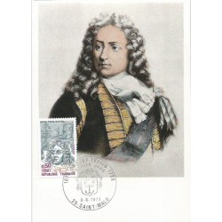 Francja 1973, Marynistyka, korsarz Duguay-Trouin. Karta maksimum