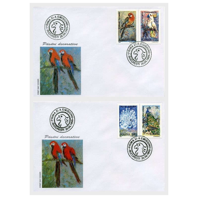 Rumunia 1999, Ptaki egzotyczne. FDC