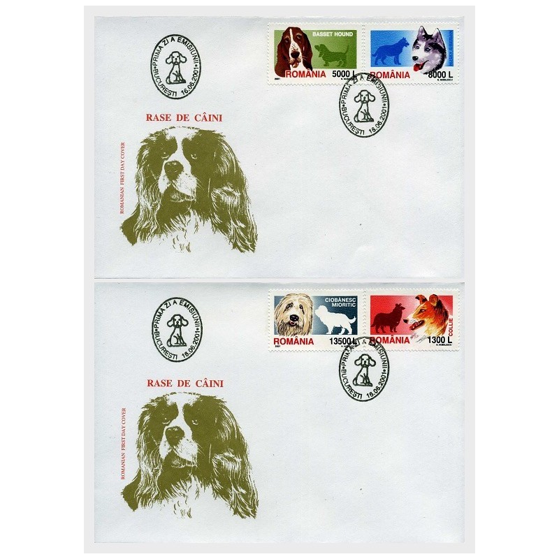 Rumunia 2001, Psy. FDC