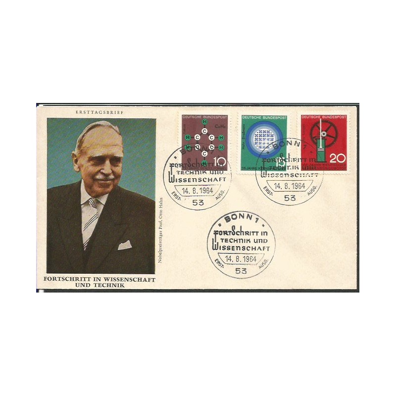 Niemcy 1964, Nauka, przemysł. FDC