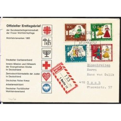 Niemcy 1965, Bajki braci Grimm. FDC, polecony