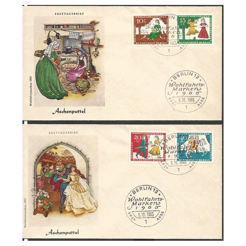 Niemcy 1965, Bajki. FDC