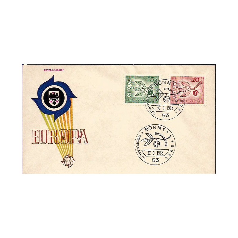 Niemcy 1965, EUROPA CEPT. FDC
