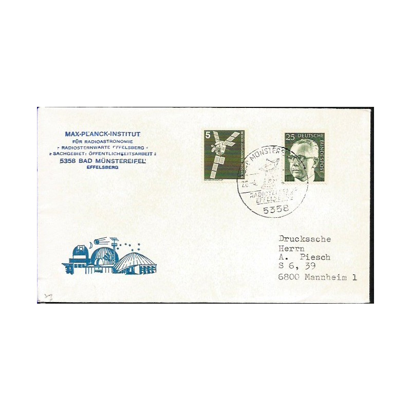 Niemcy 1974, Kosmos, radioteleskop. Bad Munster