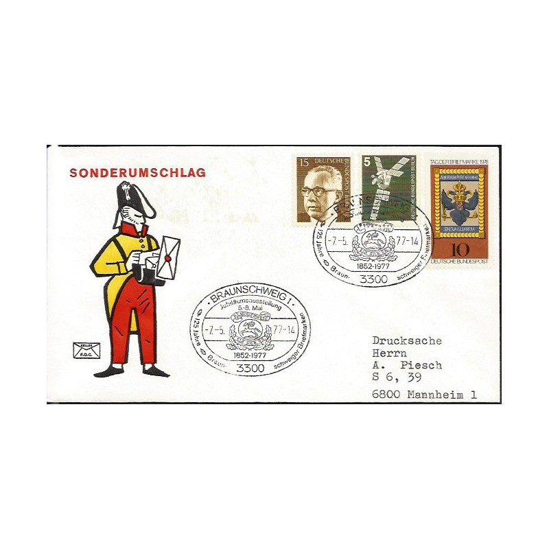 Niemcy 1977, Poczta, filatelistyka. Brunszwik