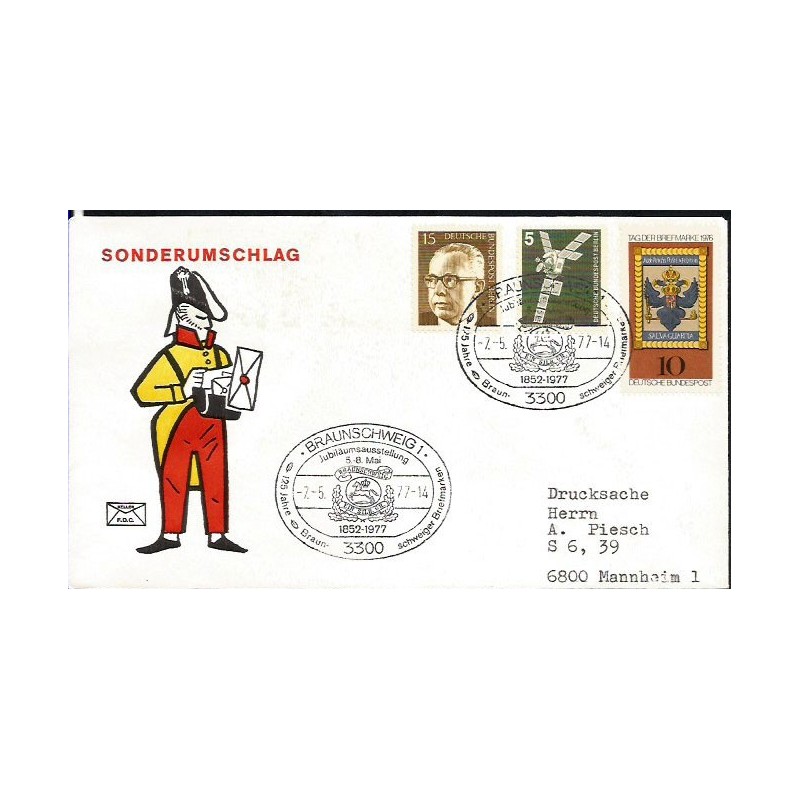 Niemcy 1977, Poczta, filatelistyka. Brunszwik