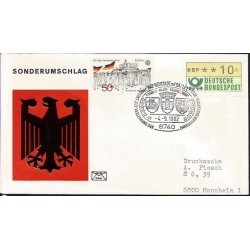 Niemcy 1982, Partnerstwo miast, Falaise, herby. Bad Neustadt